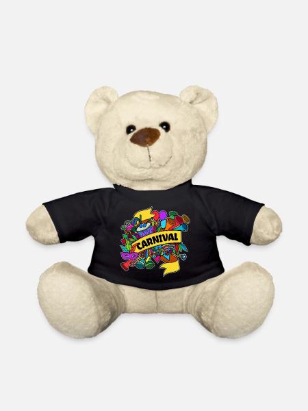 Carnaval carnaval de carnaval - Nounours - noir