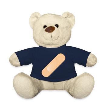 Un dispositif simple de fixation comme élément de conception - Nounours - bleu marine - Devant