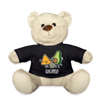 Drôle de Guac Avocat caca tortilla chips guacamole - Nounours - noir - Devant