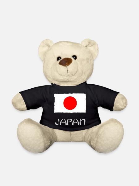 DRAPEAU. JAPON. JAPAN. ASIE. ASIATIQUE. SPORT - Nounours - noir