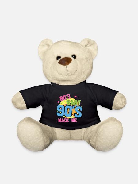 80er Jahre Baby 90er Jahre haben mich gemacht Ich liebe die 80er 90er Jahre - Teddy - Schwarz