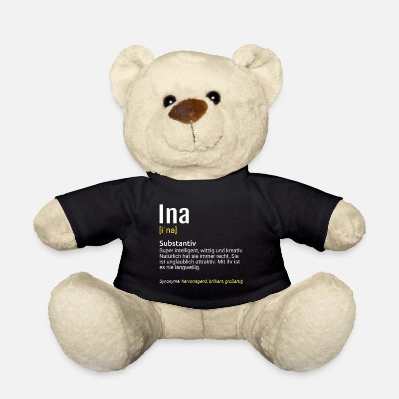 Ina Name Definition - Teddy - Schwarz