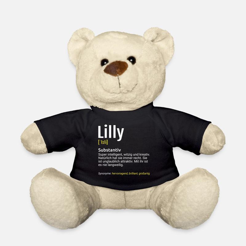 Lilly Name Definition - Teddy - Schwarz