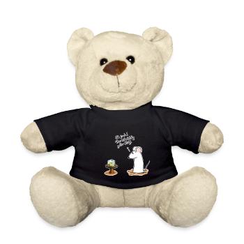 Richtig geiler Stoff - Teddy - Schwarz - Vorne