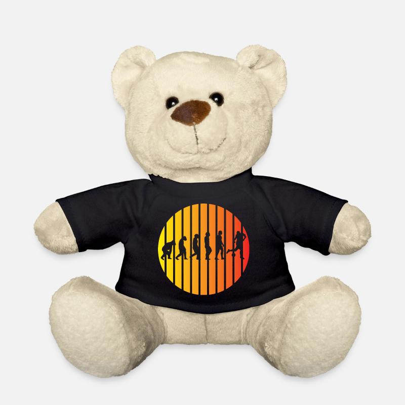 Fußball Fußballtrainerin Evolution Fußballspieler - Teddy - Schwarz