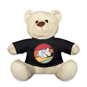 Rasen Mähen Aufsitzmäher Rasentraktor Rasenmäher - Teddy - Schwarz - Vorne