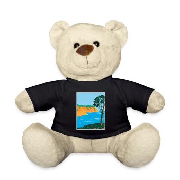 Port-Cros Nationalpark WPA Poster Art Deco - Teddy - Schwarz - Vorne