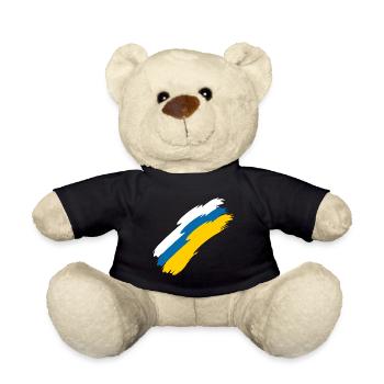 Drapeau des îles Canaries - Nounours - noir - Devant