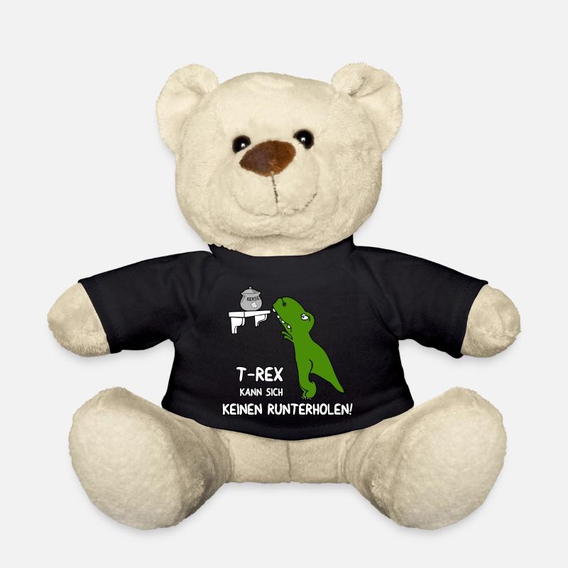 T Rex kann sich keinen runterholen - Teddy - Schwarz