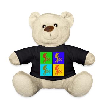 BMX Pop Art - Teddy Bear - black - Front