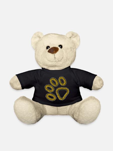 goldene Tiger Pfote - Teddy - Schwarz