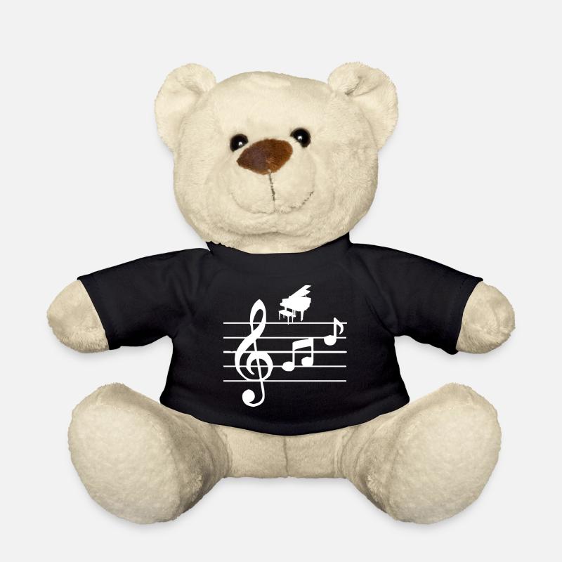 Klavier - Flügel - Teddy - Schwarz