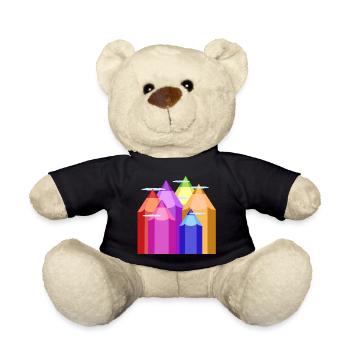 Peaks of Color - Teddy - Schwarz - Vorne