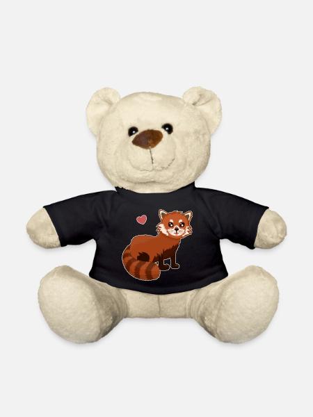 Roter Panda Panda Roux - Nounours - noir