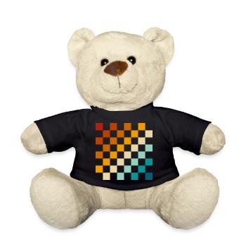 Échiquier rétro - Nounours - noir - Devant