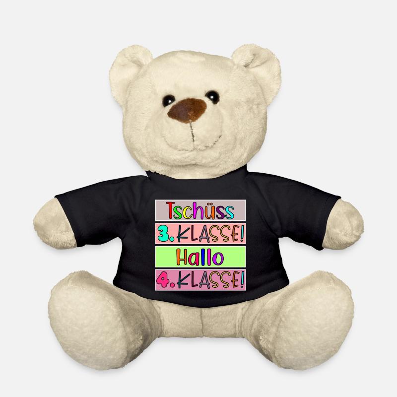 Grundschule Viertklässlerin - 4. Klasse - Teddy - Schwarz