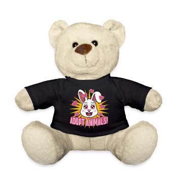 Adopt Tiere Rescue Cute Pets Tierheim - Teddy - Schwarz - Vorne