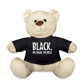 Coffee Statement Caffeine Coffee Drinker Coffee Cup - Teddy Bear - black - Front
