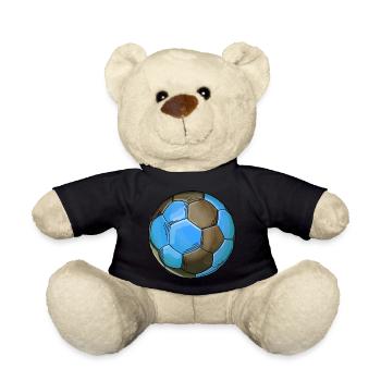 Autocollant handball - Nounours - noir - Devant