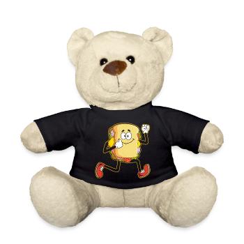 Sandwich Cardio Bodybuilding Fitness Tapis roulant - Nounours - noir - Devant