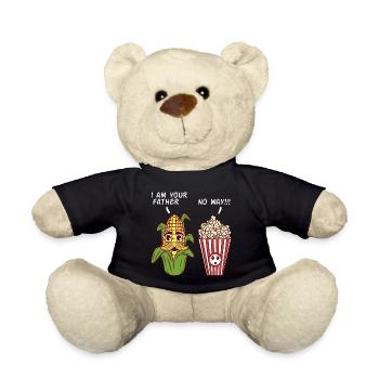 Vegan Farm Vegetable Yellow Cooking Collection - Teddy Bear - black - Front