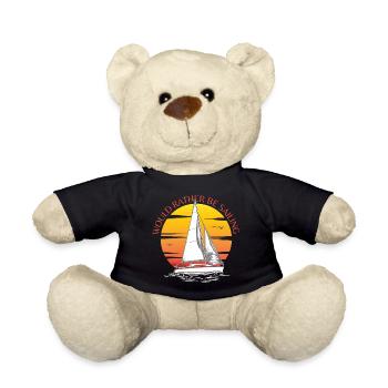 Préférerait naviguer - Nounours - noir - Devant