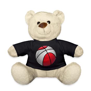 Cool Basketball Sticker Basketball Club - Nounours - noir - Devant