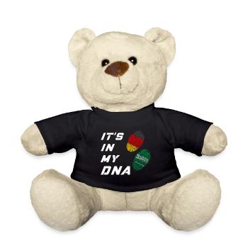 In meiner DNA Deutschland und Saudi Arabien - Teddy - Schwarz - Vorne