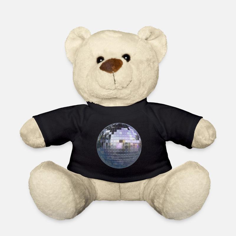 Disco Ball - Teddy Bear - black