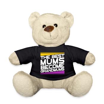 Oma Glückwunsch Großmutter Großmama Statement - Teddy - Schwarz - Vorne