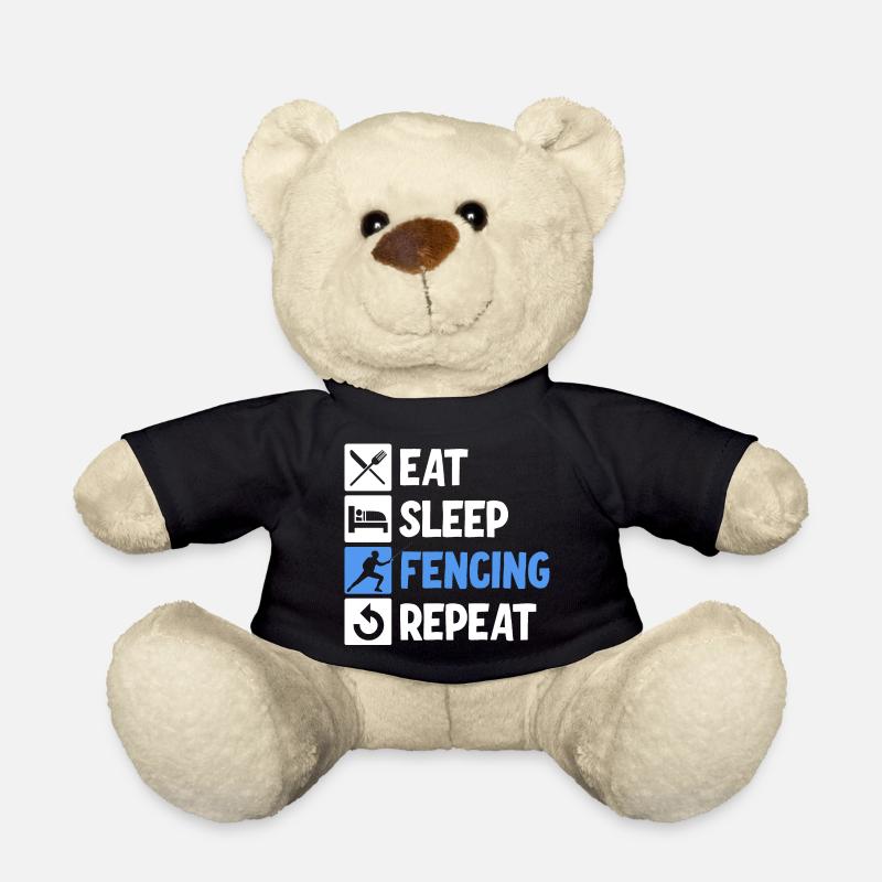 Fechten - Teddy - Schwarz