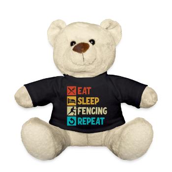 Fencing - Teddy Bear - black - Front