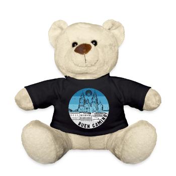 Buen Camino de Santiago de Compostela Jakobsweg - Nounours - noir - Devant