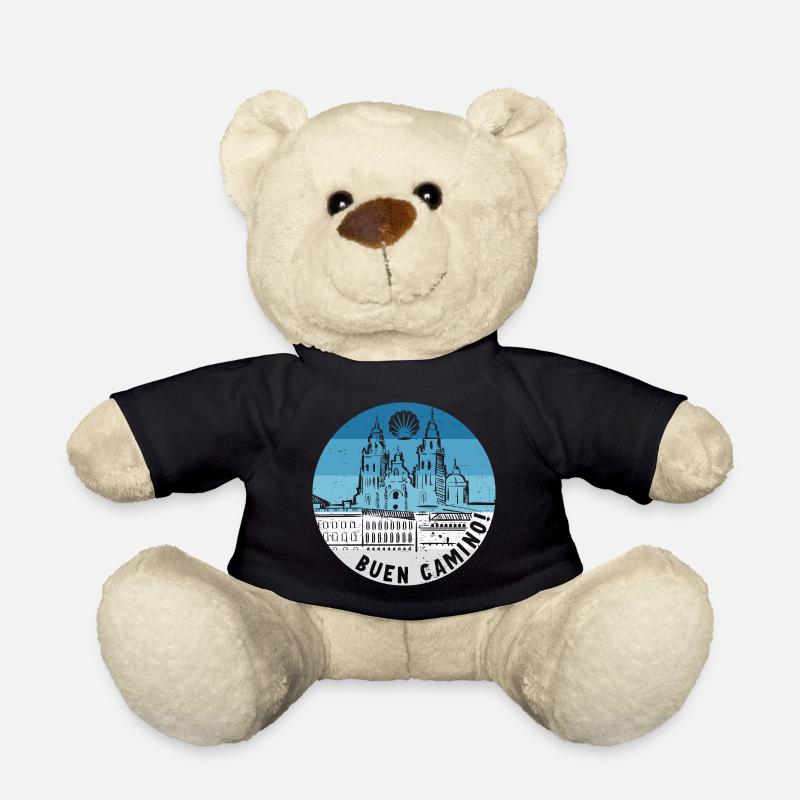 Buen Camino de Santiago de Compostela Jakobsweg - Teddy - Schwarz