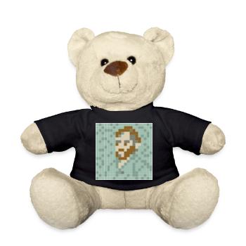 Van Gogh - Autoportrait - PixelArt Self-Portrait - Nounours - noir - Devant