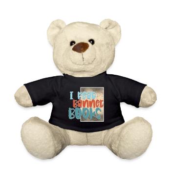 I Read Banned Books 45 - Teddy Bear - black - Front