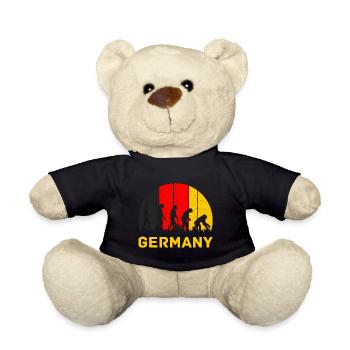 Evolution Allemagne Deutschland - Nounours - noir - Devant