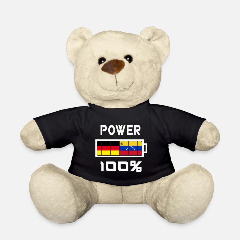 Deutschland und Venezuela Power 100% - Teddy - Schwarz