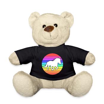 Pferde Pferdenarr Haflinger Galopp Islandpferde - Teddy - Schwarz - Vorne