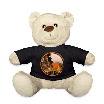 nostalgisches Zelt - Zelten in der Natur - Teddy - Schwarz - Vorne