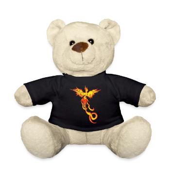 Feuervogel, fliegendes feuerwesen seite - Teddy - Schwarz - Vorne