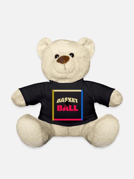 T shirt basketball - Nounours - noir