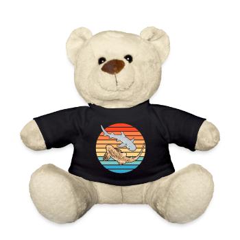 Zebrahai Weißspitzenriffhai - Teddy - Schwarz - Vorne