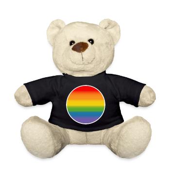 LGBT Regenbogen LGBT lgbtqi queer - Teddy - Schwarz - Vorne