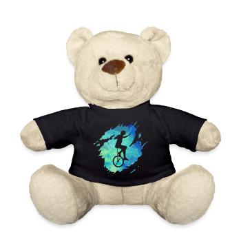 Monocycle monoroue vintage - Nounours - noir - Devant