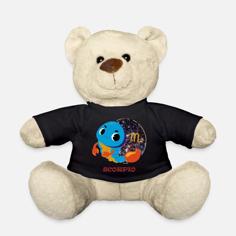 Signe du zodiaque Scorpion - Nounours - noir