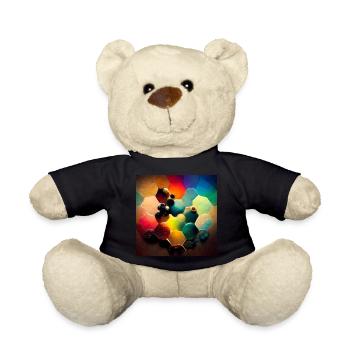 Un casse-tête avec des molécules - Nounours - noir - Devant