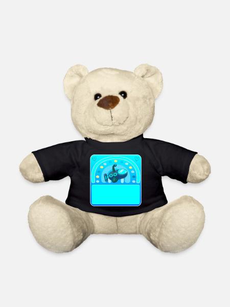 Name gifts - SUBMARINE - DESIGN YOUR OWN - Teddy Bear - black