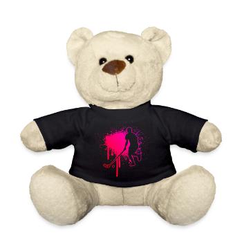 Herren Unihockeyspielen Salibandy Unihockey - Teddy - Schwarz - Vorne