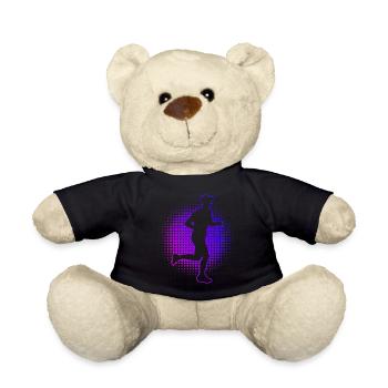 Course à pied hommes Coureurs de marathon féminins Course à pied - Nounours - noir - Devant